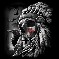 Thumbnail for Chief Skull Tshirt - TshirtNow.net - 2