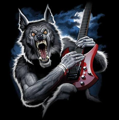 Hellhound Rock Guitar Tshirt - TshirtNow.net - 2