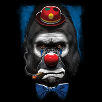 Thumbnail for Gorilla Clown Tshirt - TshirtNow.net - 2