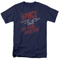 Thumbnail for Star Trek Space The Final Frontier TOS Enterprise SPACE TRAVEL Tshirt - TshirtNow.net