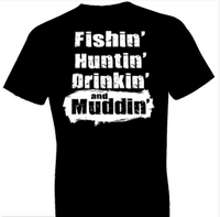 Thumbnail for Fishin, Huntin, Drinkin Country Tshirt - TshirtNow.net - 1