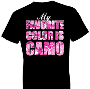 Favorite Color Is Camo Country Tshirt - TshirtNow.net - 1