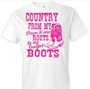 Cowgirl Boots Country Tshirt - TshirtNow.net - 1