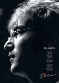 Thumbnail for Beatles John Lennon Imagine Lyrics Poster - TshirtNow.net