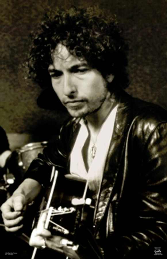 Bob Dylan Guitar Poster - TshirtNow.net