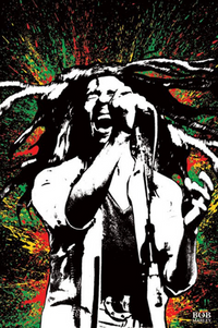 Thumbnail for Bob Marley Paint Splash Poster - TshirtNow.net