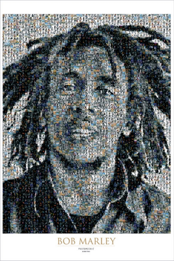 Bob Marley Mosiac Poster - TshirtNow.net