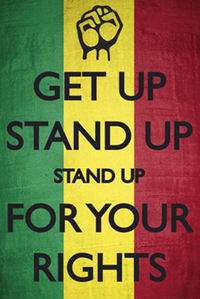 Thumbnail for Bob Marley Get Up Stand Up Poster - TshirtNow.net