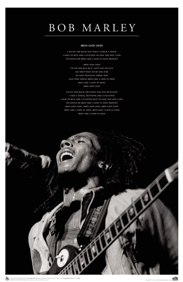 Bob Marley Iron Lion Zion 2 Poster - TshirtNow.net