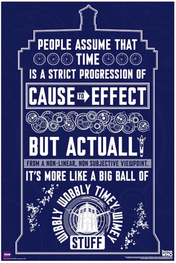 Doctor Who Wibbly Wobbly Poster - TshirtNow.net