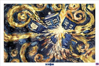 Thumbnail for Dr. Who Exploding Tardis Poster - TshirtNow.net