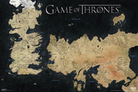 Thumbnail for Game of Thrones Map Poster - TshirtNow.net