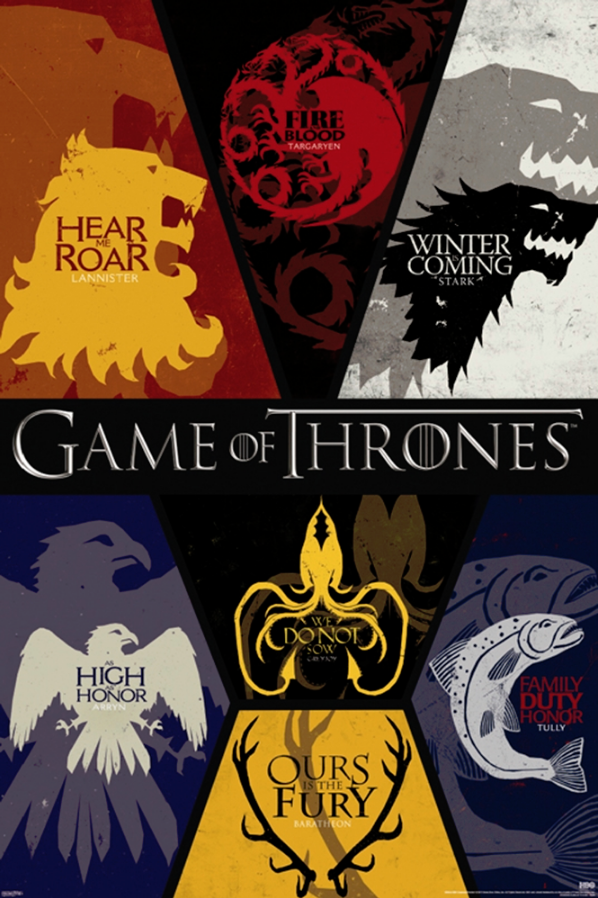 Game of Thrones Sigils Poster - TshirtNow.net