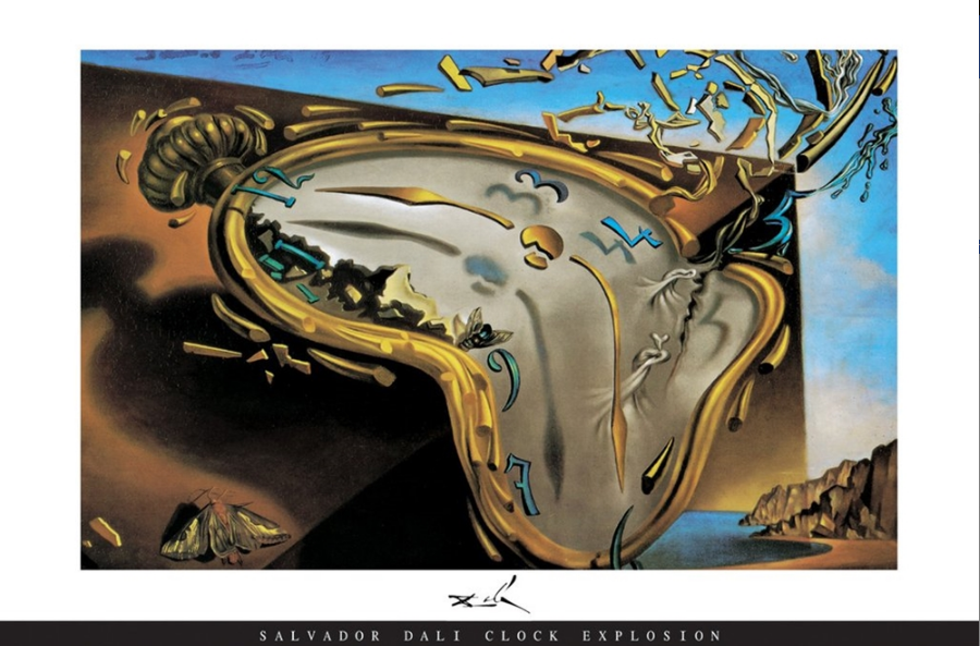 Salvador Dali Clock Explosion Poster - TshirtNow.net