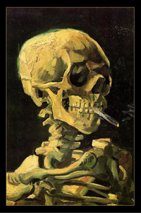 Thumbnail for Van Gogh Skull Poster - TshirtNow.net