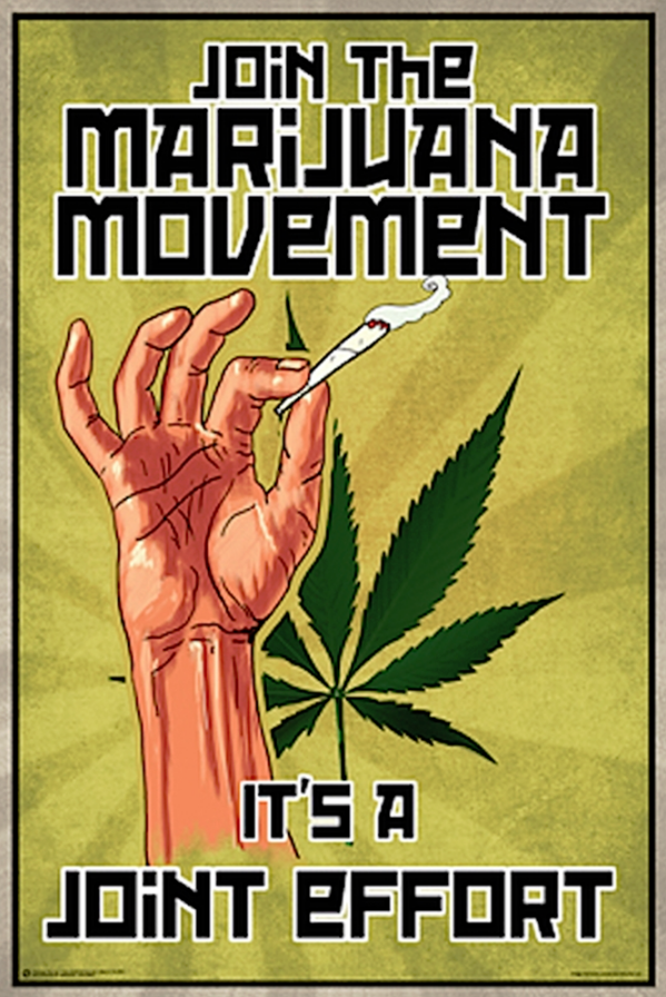 Join The Marijuana Movement Poster - TshirtNow.net