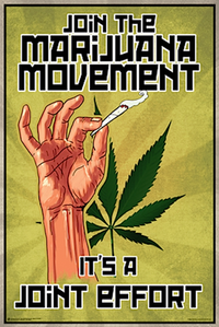 Thumbnail for Join The Marijuana Movement Poster - TshirtNow.net