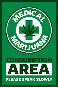 Thumbnail for Medical Marijuana Please Speak Slowly Poster - TshirtNow.net
