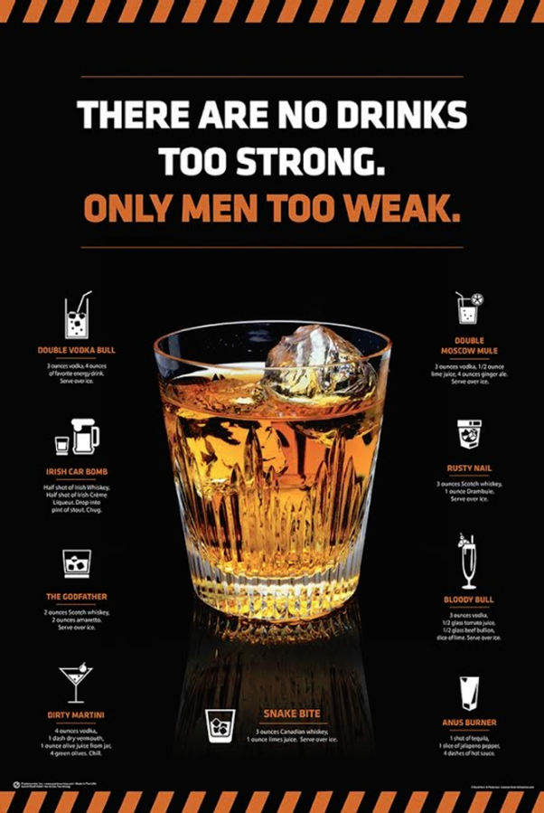 No Drinks Too Strong Poster - TshirtNow.net