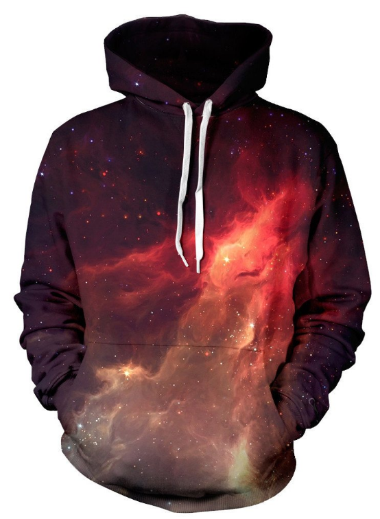 Nebula Allover 3D Print Hoodie