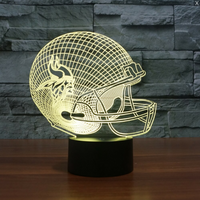 Thumbnail for NFL MINNESOTA VIKINGS 3D LED LIGHT LAMP