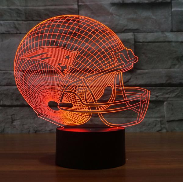 NFL NEW ENGLAND PATRIOTS 3D LED LIGHT LAMP
