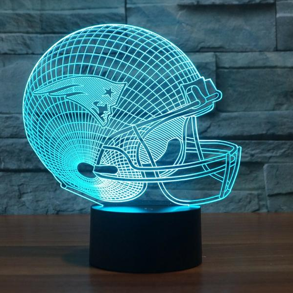 NFL NEW ENGLAND PATRIOTS 3D LED LIGHT LAMP