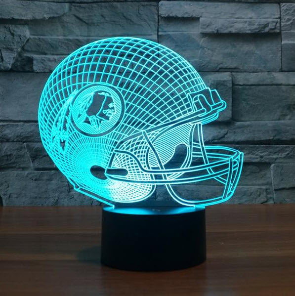 NFL WASHINGTON REDSKINS 3D LED LIGHT LAMP