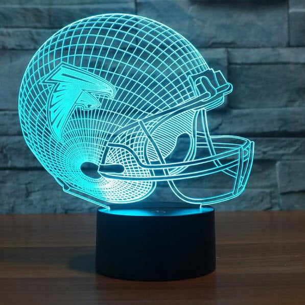 NFL ATLANTA FALCONS 3D LED LIGHT LAMP