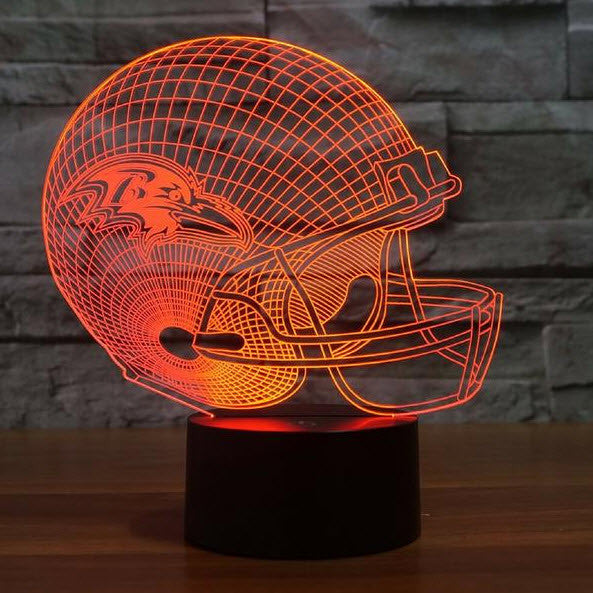 NFL BALTIMORE RAVENS 3D LED LIGHT LAMP