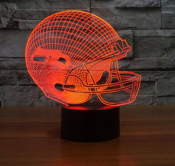 NFL SEATTLE SEAHAWKS 3D LED LIGHT LAMP