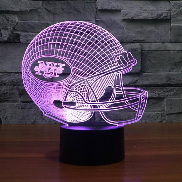 NFL NEW YORK JETS 3D LED LIGHT LAMP