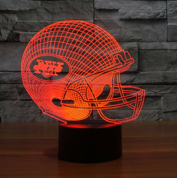 NFL NEW YORK JETS 3D LED LIGHT LAMP