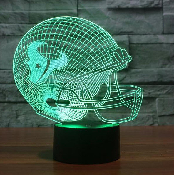 NFL HOUSTON TEXANS 3D LED LIGHT LAMP