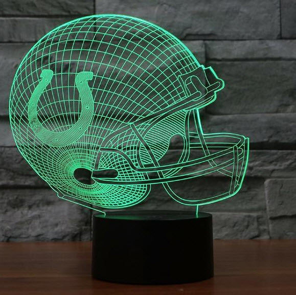 NFL INDIANAPOLIS COLTS 3D LED LIGHT LAMP