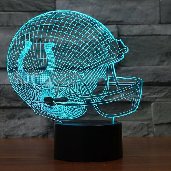 NFL INDIANAPOLIS COLTS 3D LED LIGHT LAMP