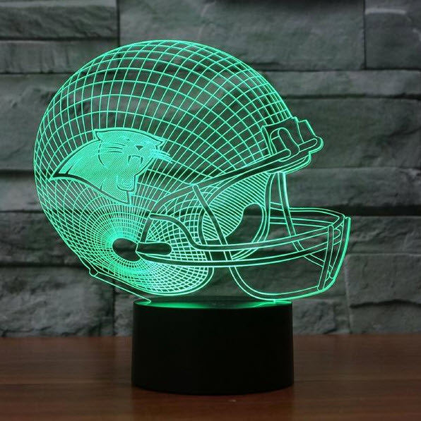 NFL CAROLINA PANTHERS 3D LED LIGHT LAMP