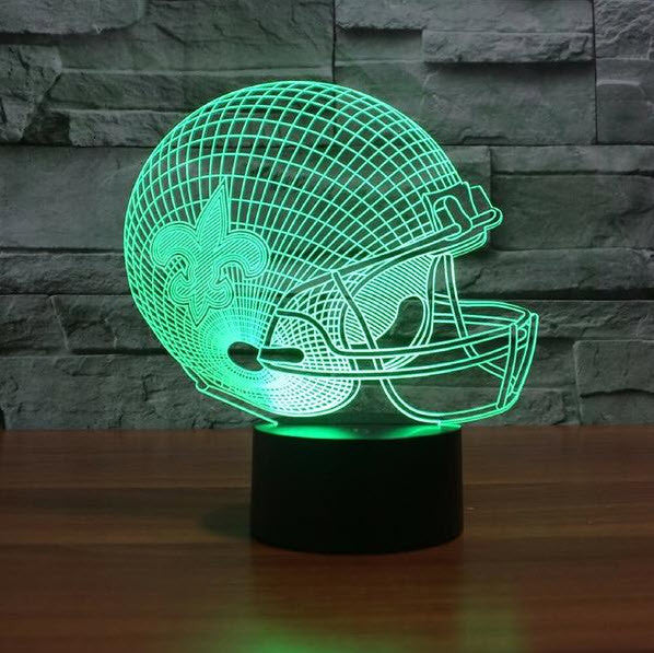 NFL NEW ORLEANS SAINTS 3D LED LIGHT LAMP