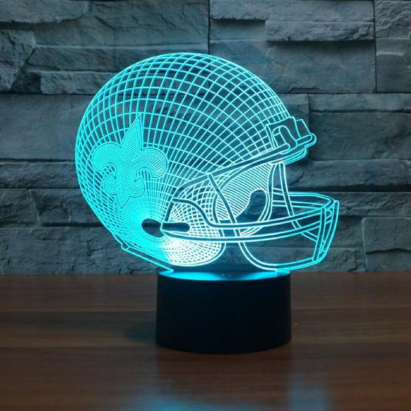 NFL NEW ORLEANS SAINTS 3D LED LIGHT LAMP