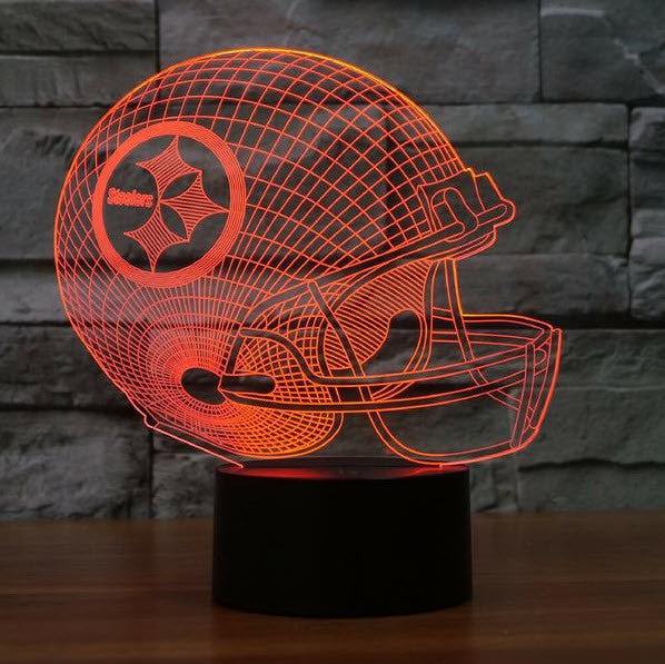 NFL PITTSBURGH STEELERS 3D LED LIGHT LAMP
