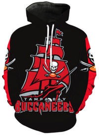 Thumbnail for Tampa Bay Buccaneers Allover 3D Print Hoodie
