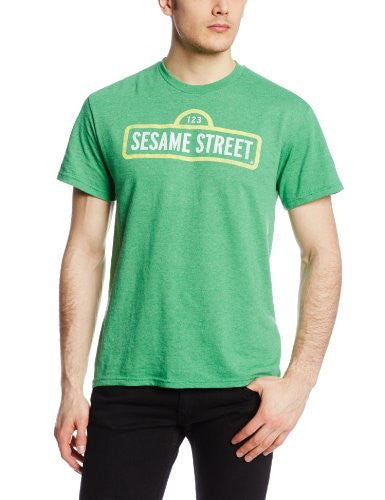 Sesame Street Men's Sesame Street Logo T-Shirt Sesame Street Streetsign Logo Tshirt - TshirtNow.net
