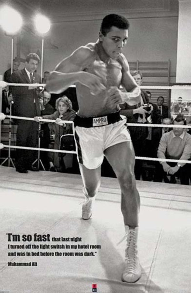 Muhammad Ali I'm So Fast Poster - TshirtNow.net