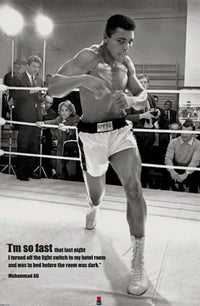 Thumbnail for Muhammad Ali I'm So Fast Poster - TshirtNow.net