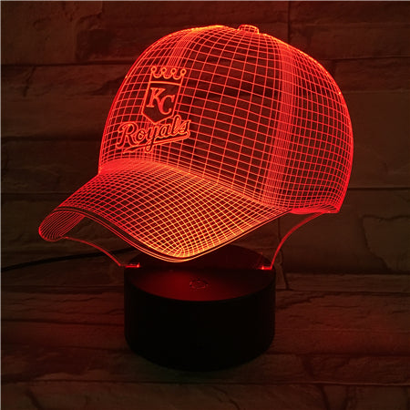 MLB KANSAS CITY ROYALS 3D LED LIGHT LAMP