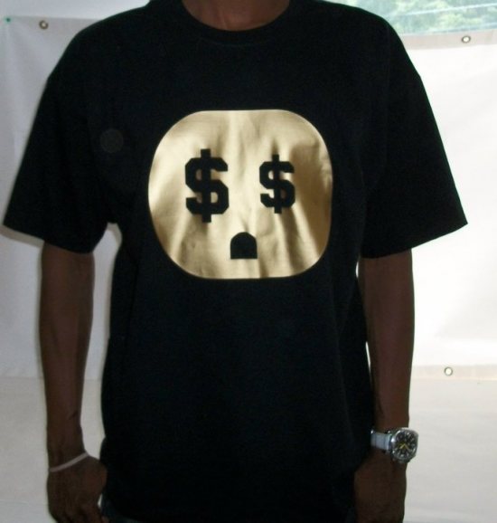 The Connect "Money Plug" Tshirt: Black With Gold Print - TshirtNow.net - 1
