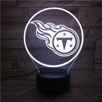 Thumbnail for NFL TENNESSEE TITANS LOGO 3D LED LIGHT LAMP
