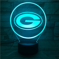 Thumbnail for NFL GREEN BAY PACKERS LOGO 3D LED LIGHT LAMP