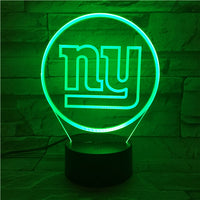 Thumbnail for NFL NEW YORK GIANTS LOGO 3D LED LIGHT LAMP