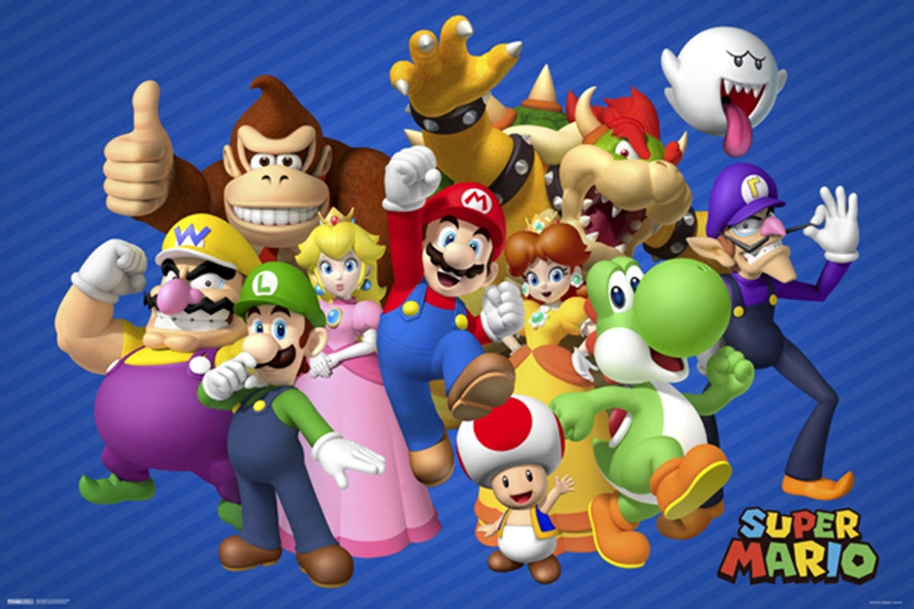 Super Mario Crew Gaming Poster - TshirtNow.net